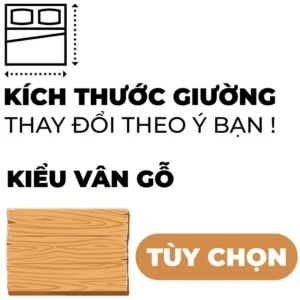 kích thước gường gỗ mdf và kiểu vân gỗ làm theo yêu cầu tại tp. hcm