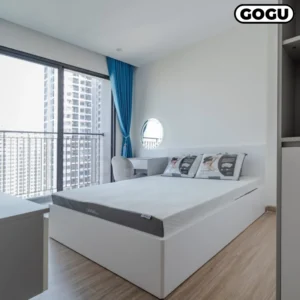 Giường ngủ gỗ công nghiệp mdf, không ngăn kéo, nội thất GOGU, mã sản phẩm GKH06 7