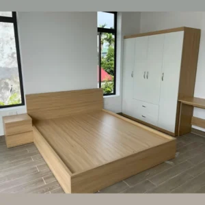 giường ngủ gỗ công nghiệp MDF, thiết kế hiện đại 4