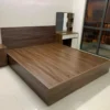 Giường ngủ gỗ công nghiệp mdf, thiết kế hiện đại, không ngăn kéo, mã sản phẩm GKH04, nội thất GOGU tại TP. HCM