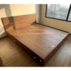 Giường ngủ gỗ công nghiệp mdf, thiết kế hiện đại, không ngăn kéo, mã sản phẩm GKH08, nội thất GOGU tại TP. HCM