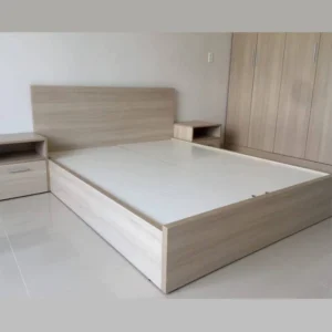 giường ngủ gỗ công nghiệp mdf thiết kế hiện đại không ngăn kéo, mã sản phẩm GKH10, nội thất GOGU tại TP. HCM