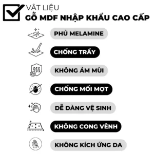 thông tin giường ngủ gỗ công nghiệp mdf tại Nội thất GOGU TP.HCM, hình số 2