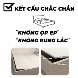 thông tin giường ngủ gỗ công nghiệp mdf tại Nội thất GOGU TP.HCM, hình số 3