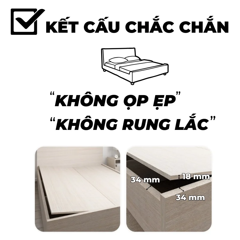 thông tin giường ngủ gỗ công nghiệp mdf tại Nội thất GOGU TP.HCM, hình số 3