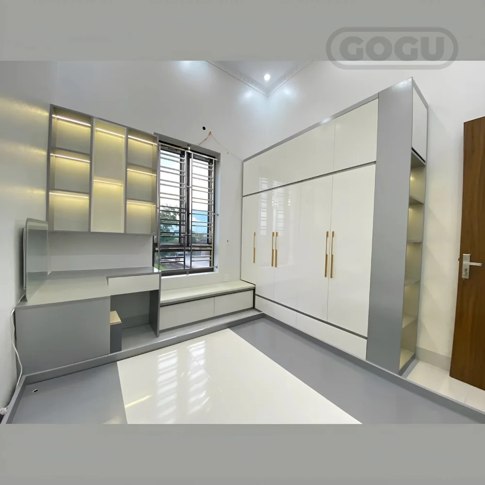 Tủ quần áo gỗ công nghiệp nội thất GOGU TP. HCM hình 13