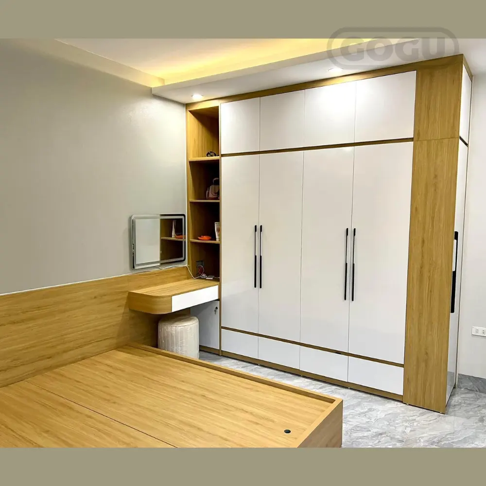 Tủ quần áo gỗ công nghiệp nội thất GOGU TP. HCM hình 14