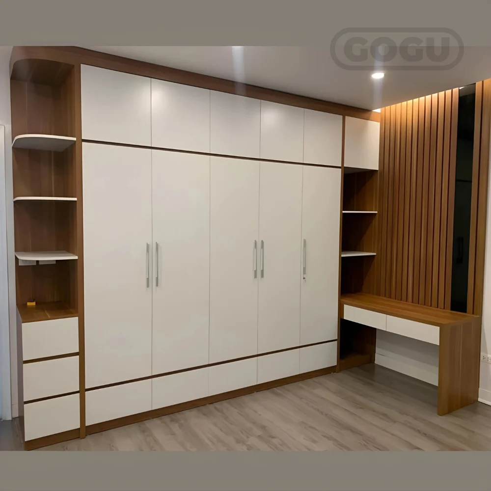 Tủ quần áo gỗ công nghiệp nội thất GOGU TP. HCM hình 2