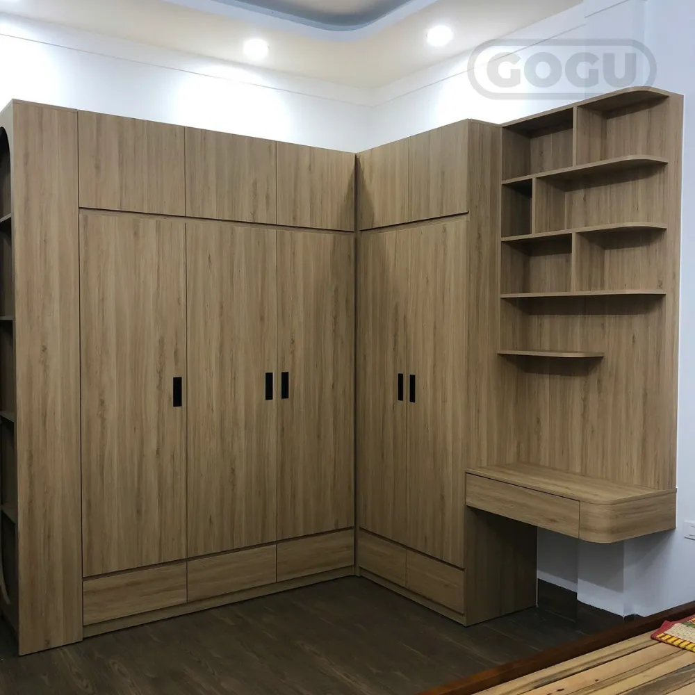 Tủ quần áo gỗ công nghiệp nội thất GOGU TP. HCM hình 23