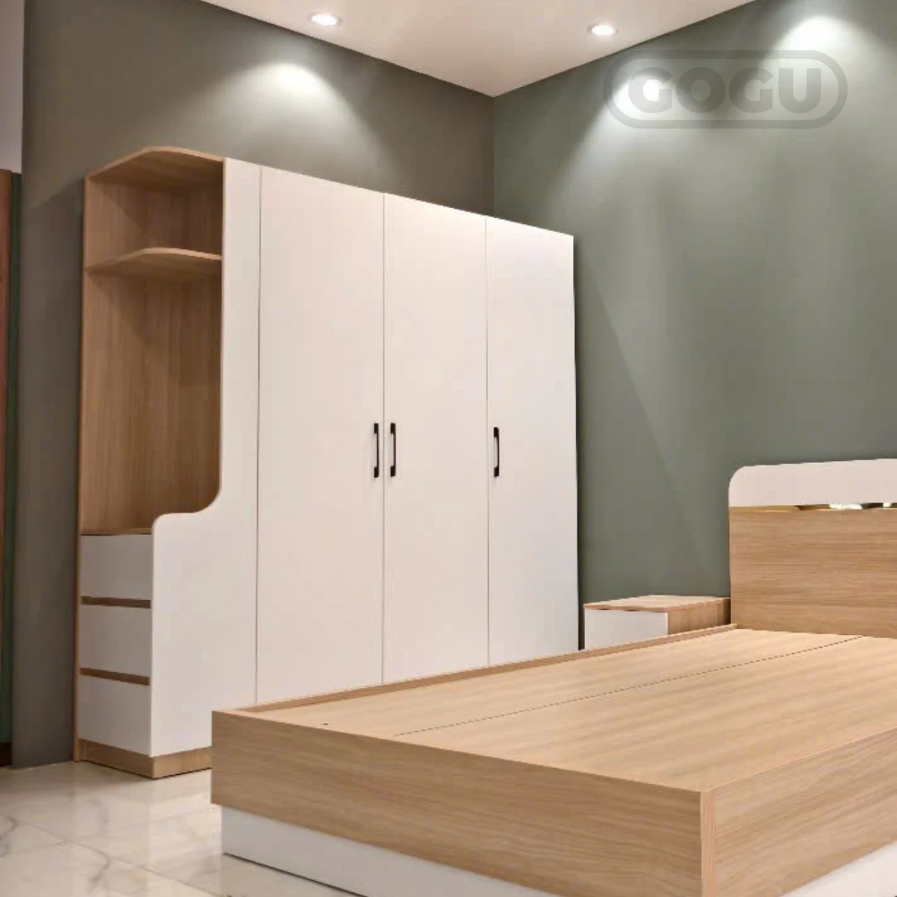 Tủ quần áo gỗ công nghiệp nội thất GOGU TP. HCM hình 24