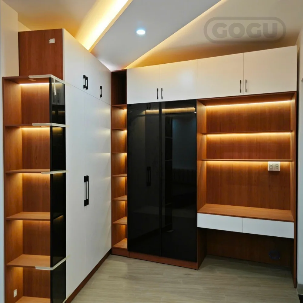 Tủ quần áo gỗ công nghiệp nội thất GOGU TP. HCM hình 25
