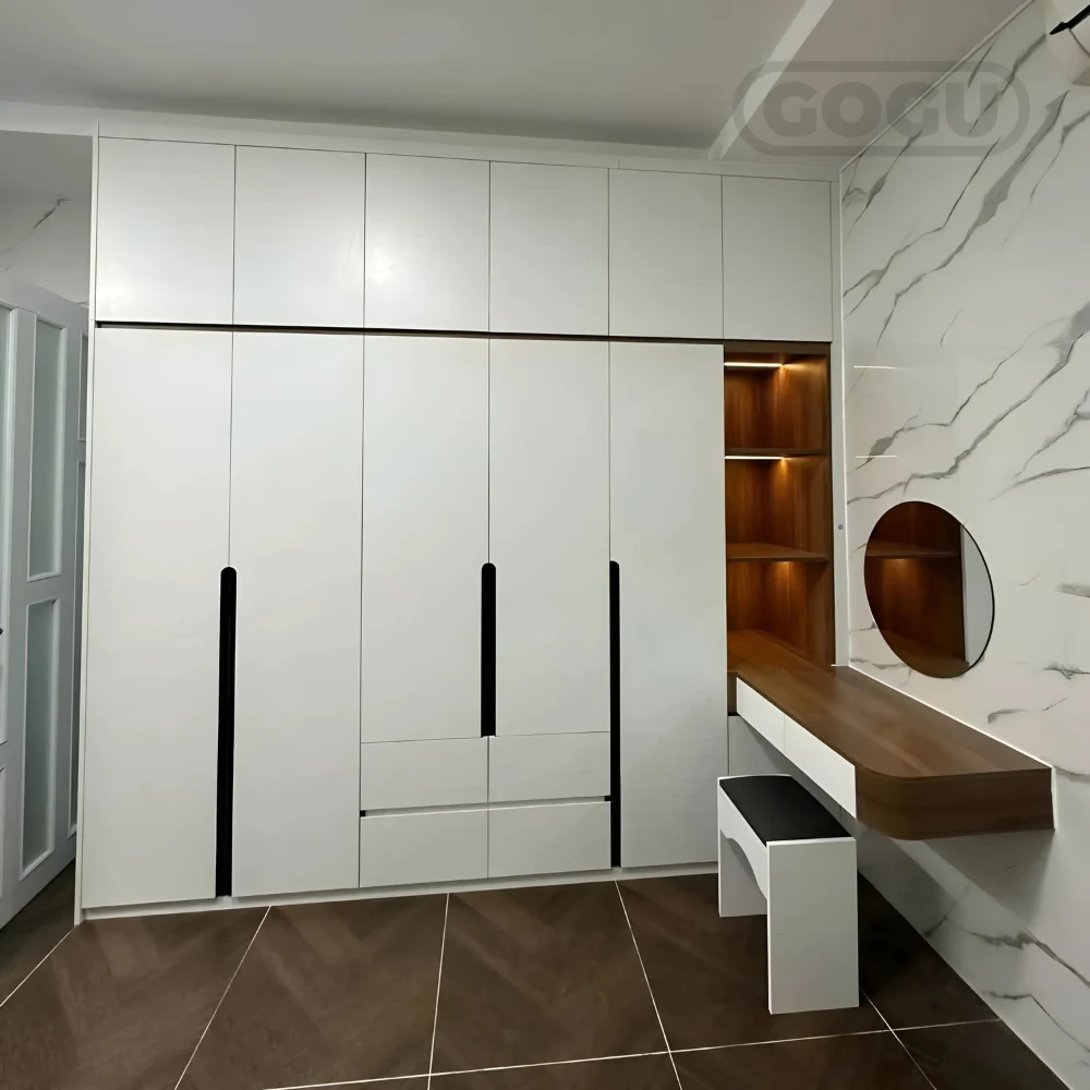 Tủ quần áo gỗ công nghiệp nội thất GOGU TP. HCM hình 6