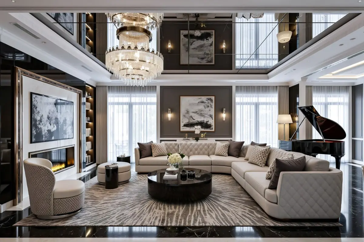 Thiết kế và thi công nội thất cao cấp phong cách tân cổ điển hiện đại sang trọng nội thất GOGU TP. HCM hình 1