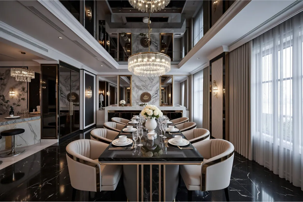 Thiết kế và thi công nội thất cao cấp phong cách tân cổ điển hiện đại sang trọng nội thất GOGU TP. HCM hình 4