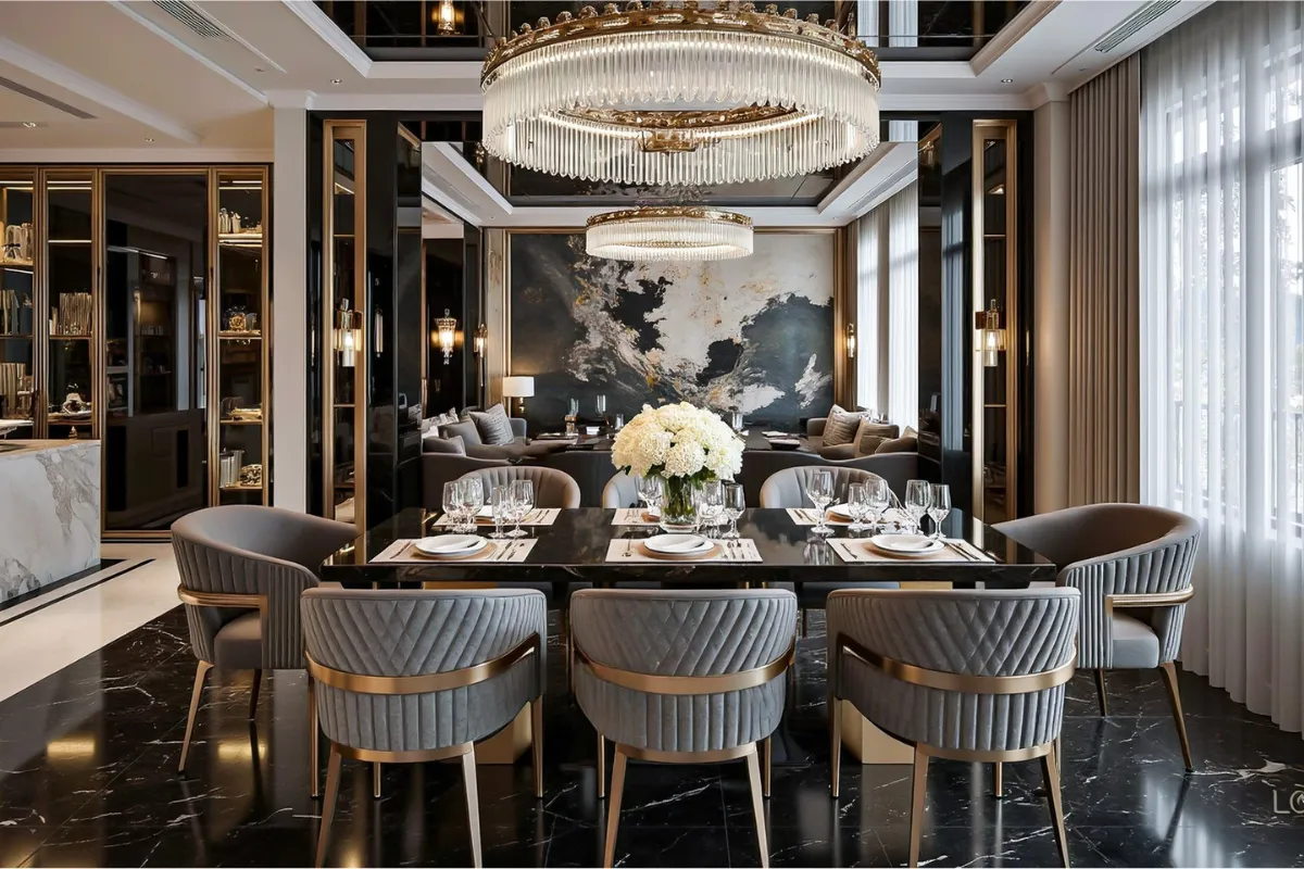 Thiết kế và thi công nội thất cao cấp phong cách tân cổ điển hiện đại sang trọng nội thất GOGU TP. HCM hình 5