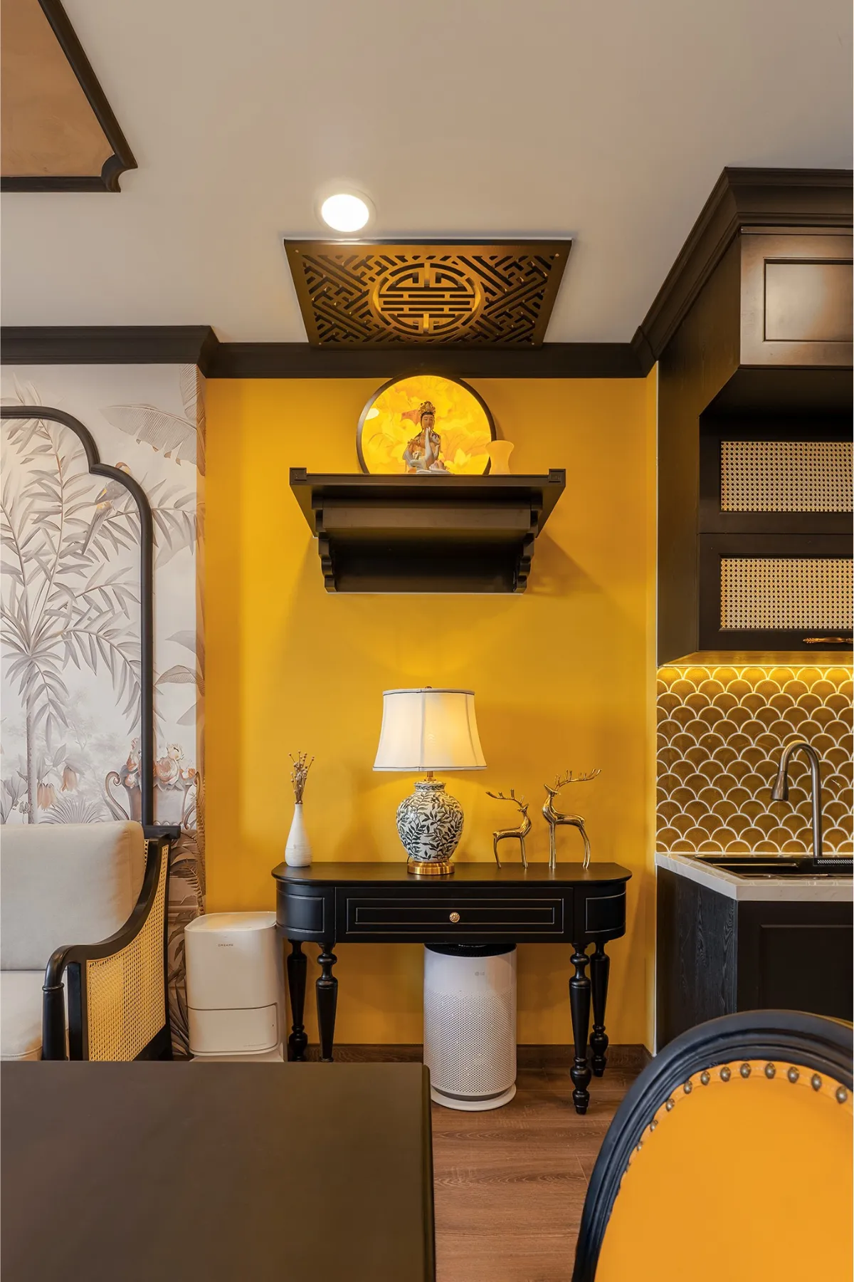 Thiết kế thi công nội thất phong cách Indochine Đông Dương Nội thất GOGU Hình 12