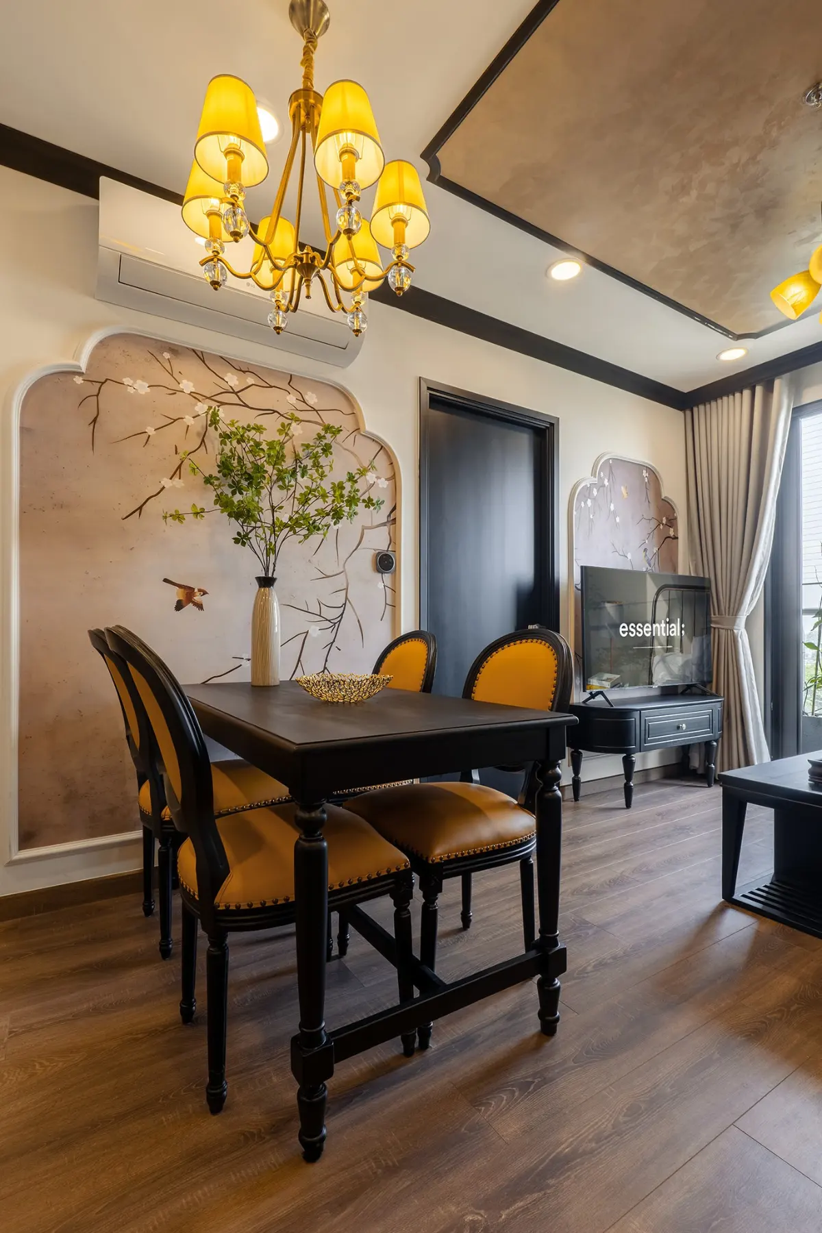 Thiết kế thi công nội thất phong cách Indochine Đông Dương Nội thất GOGU Hình 14