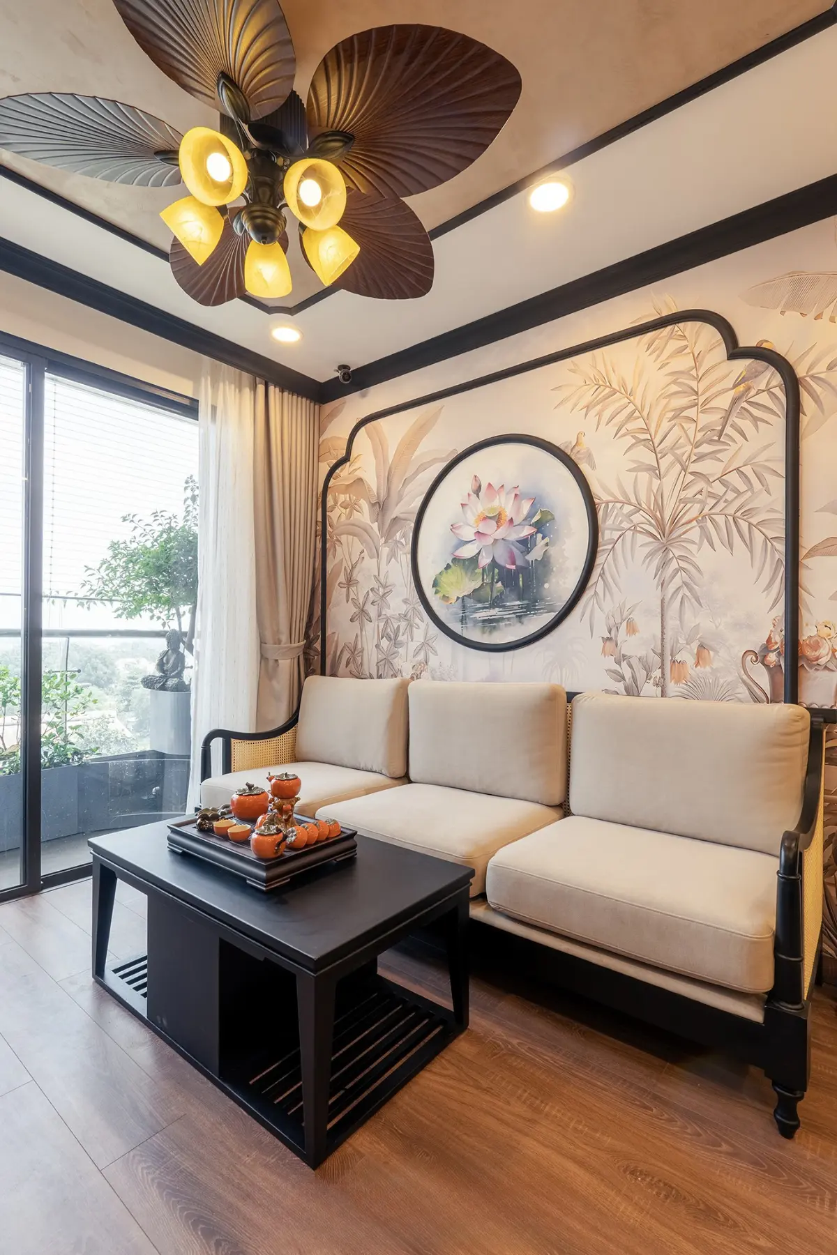 Thiết kế thi công nội thất phong cách Indochine Đông Dương Nội thất GOGU Hình 19