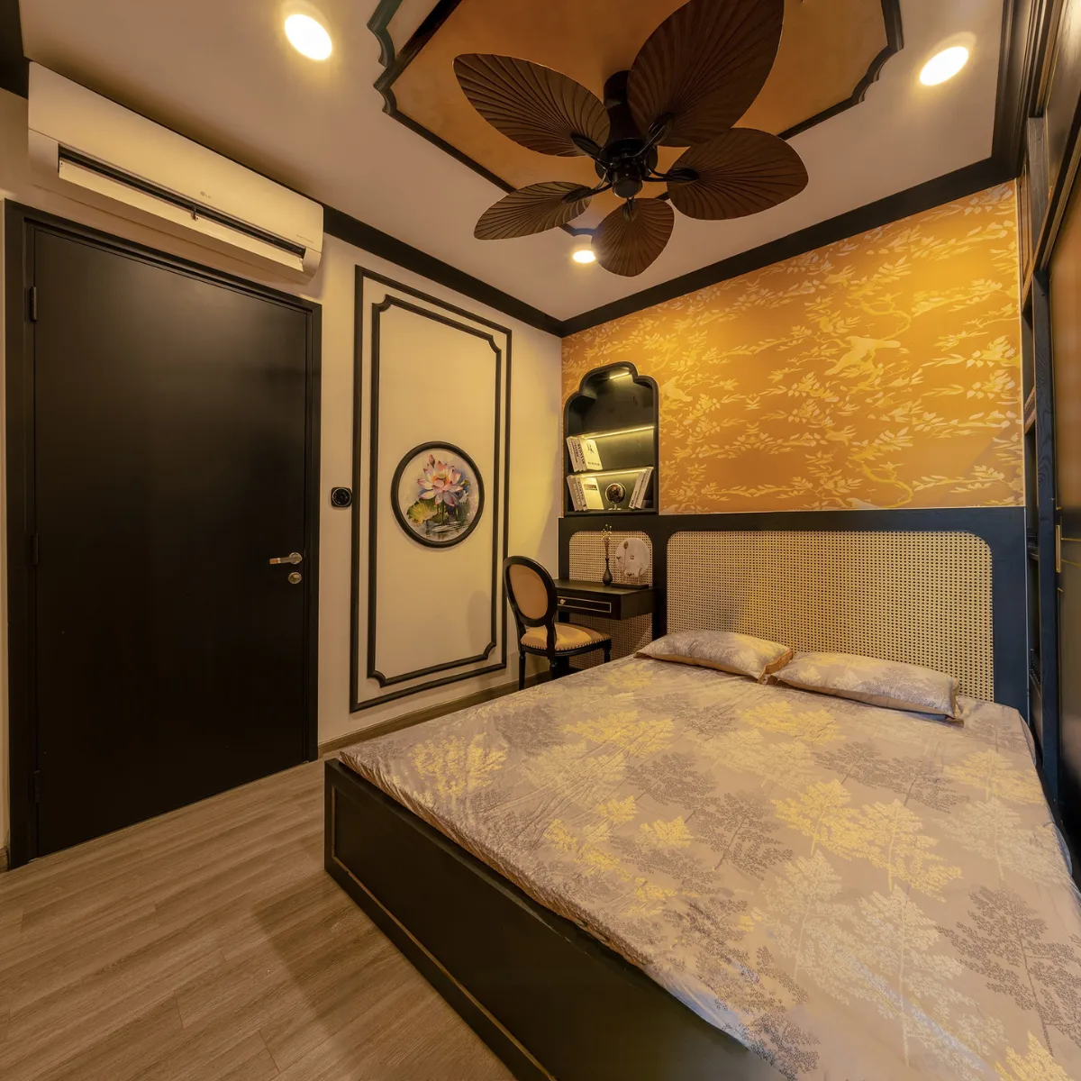 Thiết kế thi công nội thất phong cách Indochine Đông Dương Nội thất GOGU Hình 27