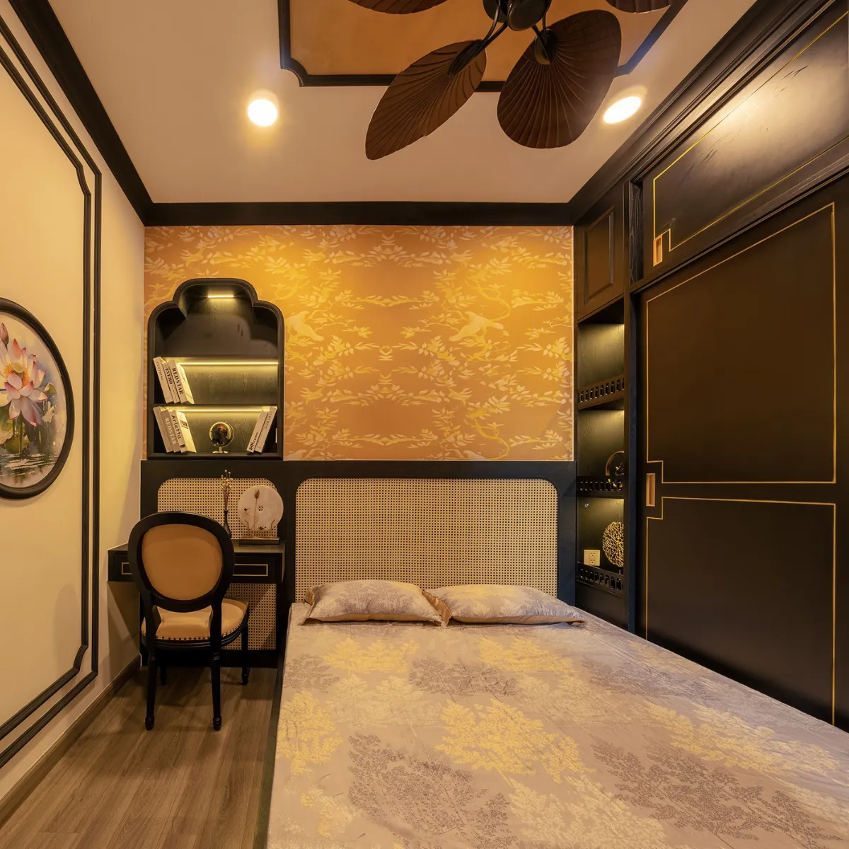 Thiết kế thi công nội thất phong cách Indochine Đông Dương Nội thất GOGU Hình 29