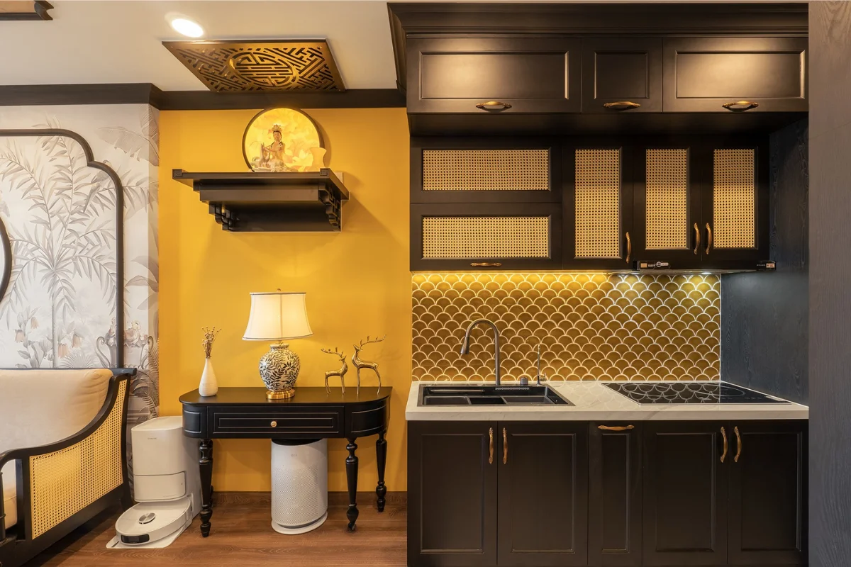 Thiết kế thi công nội thất phong cách Indochine Đông Dương Nội thất GOGU Hình 4