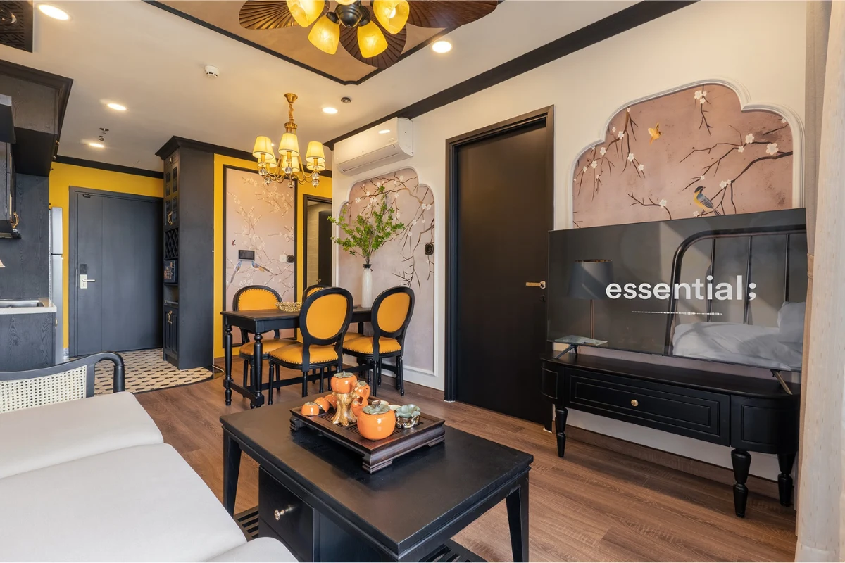 Thiết kế thi công nội thất phong cách Indochine Đông Dương Nội thất GOGU Hình 6