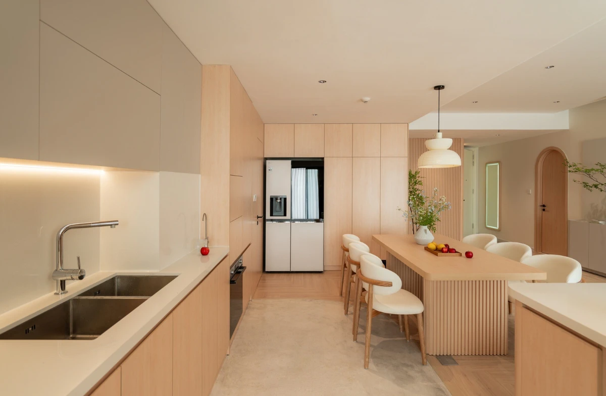 Thiết kế thi công nội thất phong cách japandi tại GOGU TP. HCM hình 10