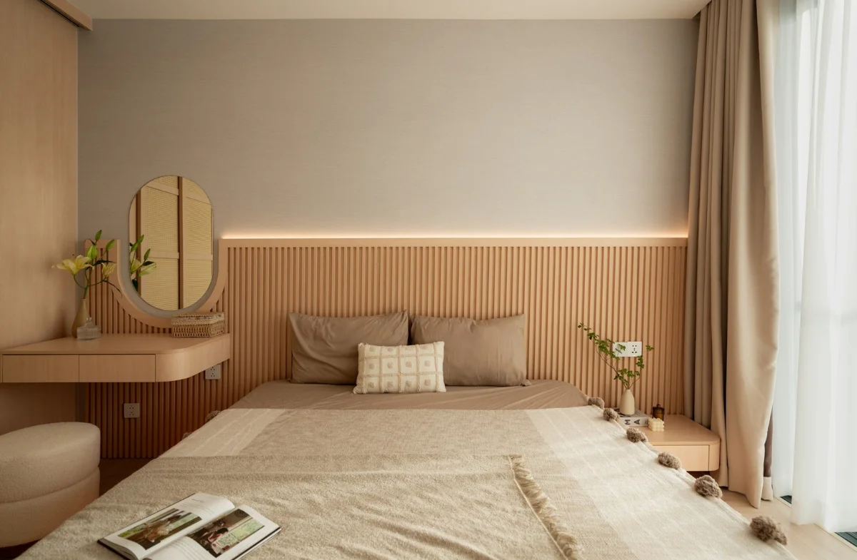 Thiết kế thi công nội thất phong cách japandi tại GOGU TP. HCM hình 19