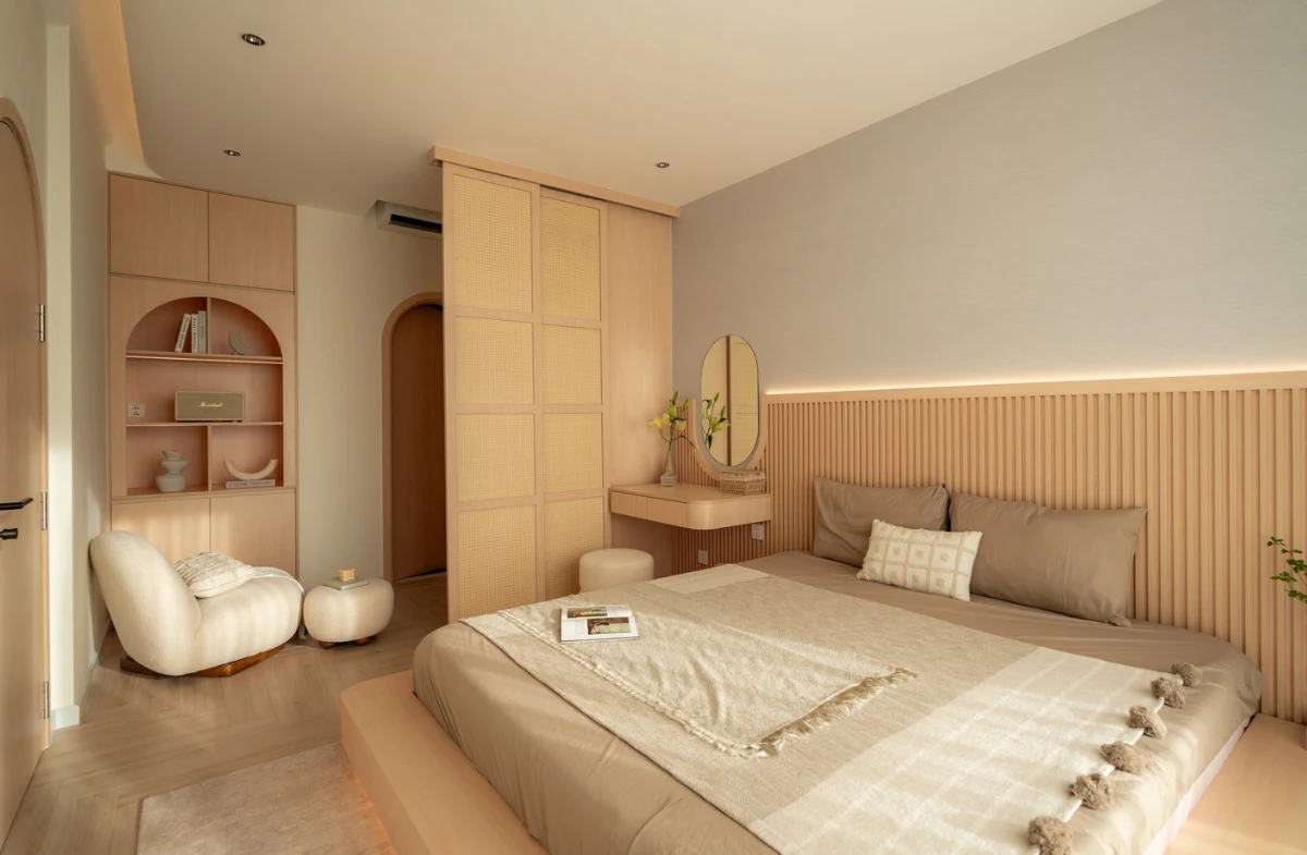 Thiết kế thi công nội thất phong cách japandi tại GOGU TP. HCM hình 20