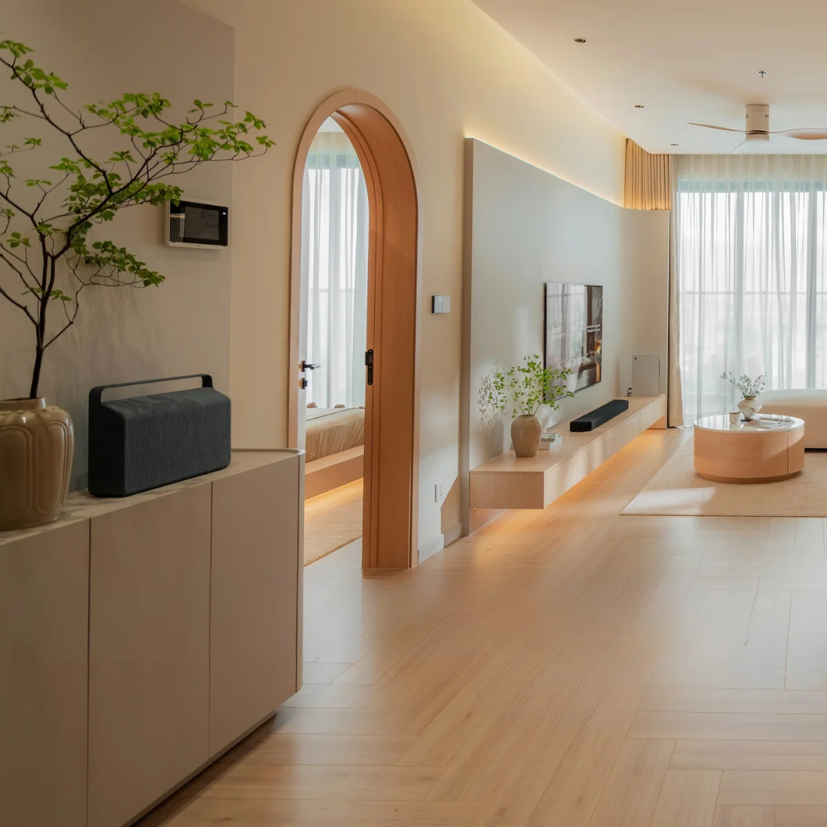 Thiết kế thi công nội thất phong cách japandi tại GOGU TP. HCM hình 23