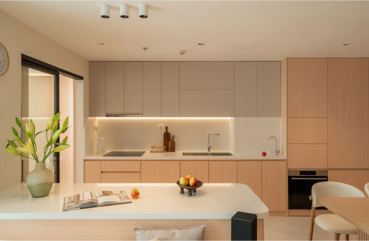 Thiết kế thi công nội thất phong cách japandi tại GOGU TP. HCM hình 9