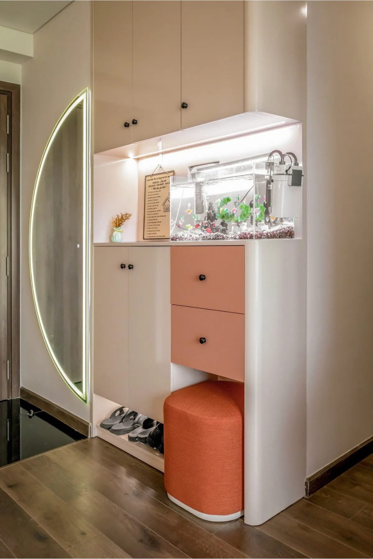 Thiết kế và thi công nội thất phong cách trẻ trung năng động TP. HCM Nội thất GOGU Hình 18