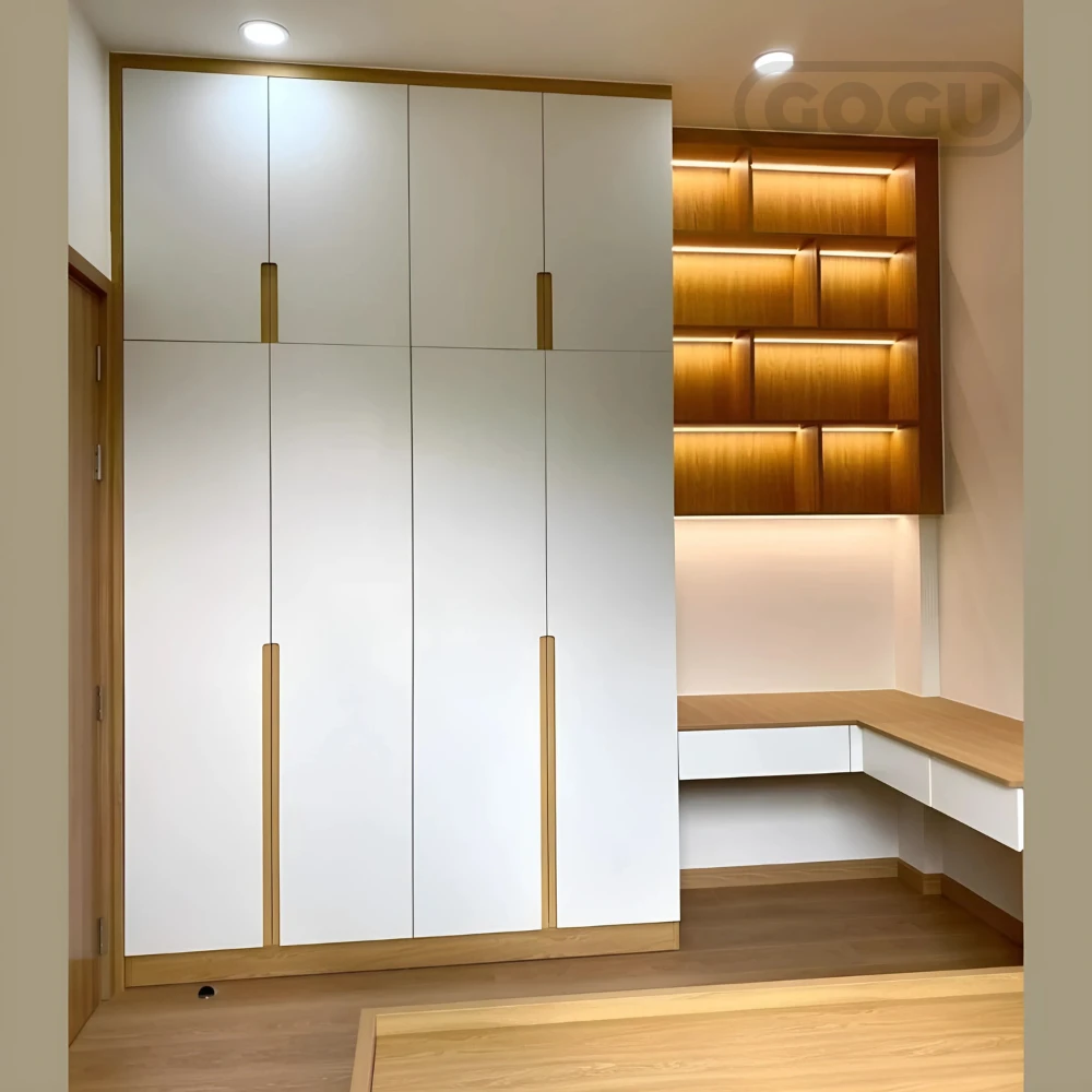 tủ quần áo gỗ công nghiệp nội thất GOGU TP. HCM hình 34