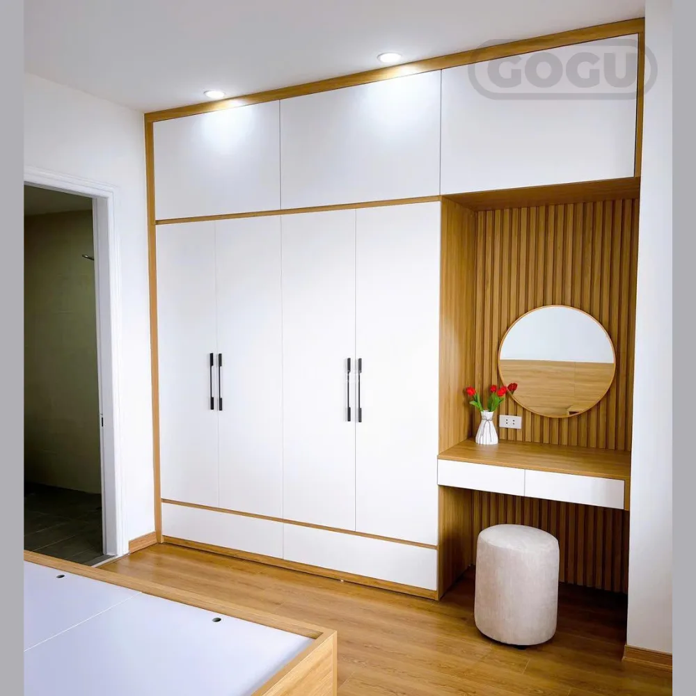 tủ quần áo gỗ công nghiệp nội thất GOGU TP. HCM hình 35