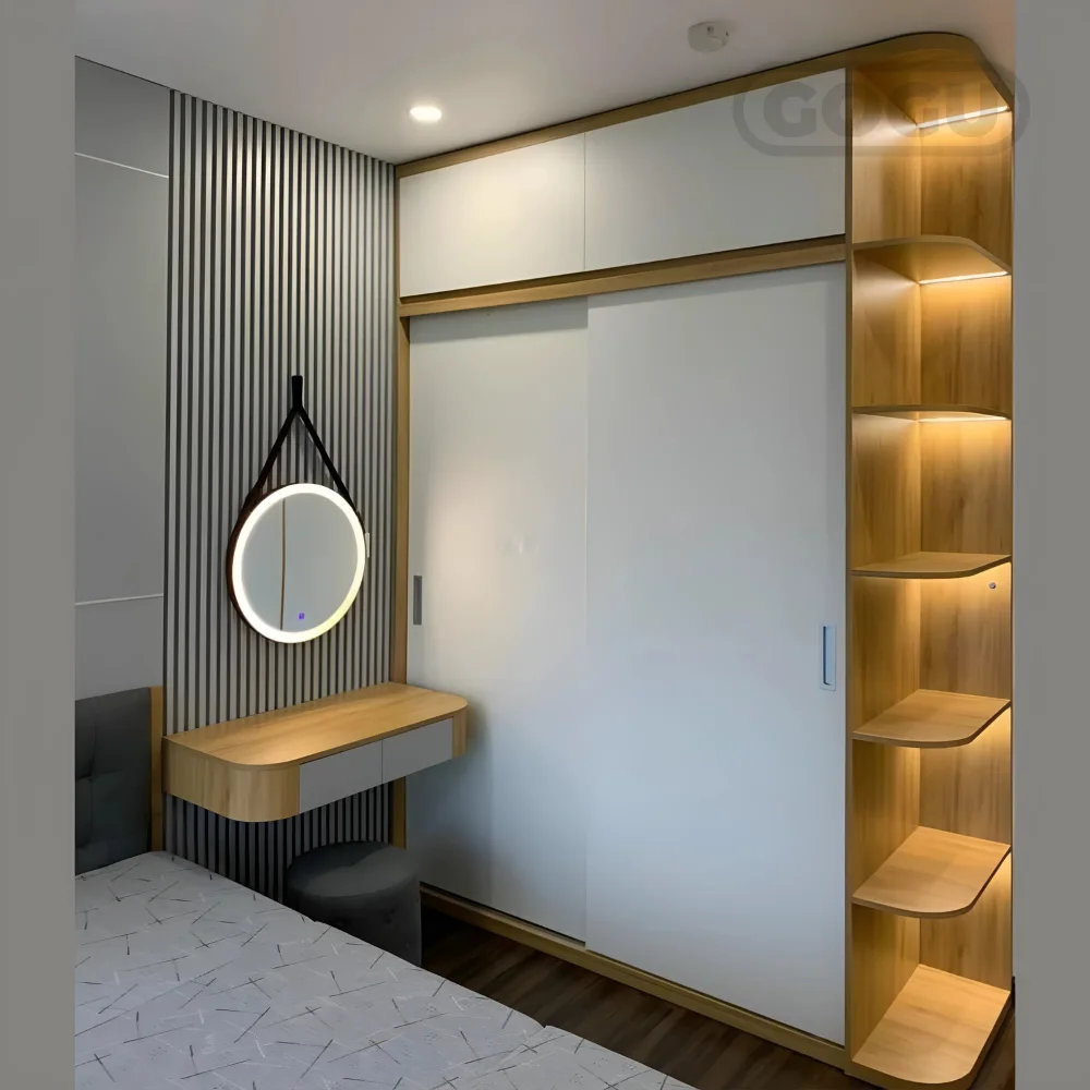 tủ quần áo gỗ công nghiệp nội thất GOGU TP. HCM hình 37