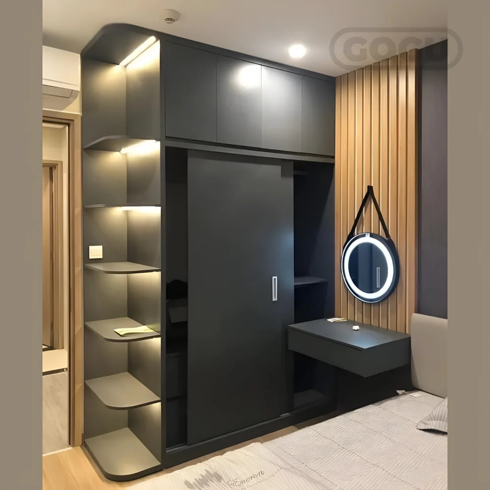 tủ quần áo gỗ công nghiệp nội thất GOGU TP. HCM hình 40