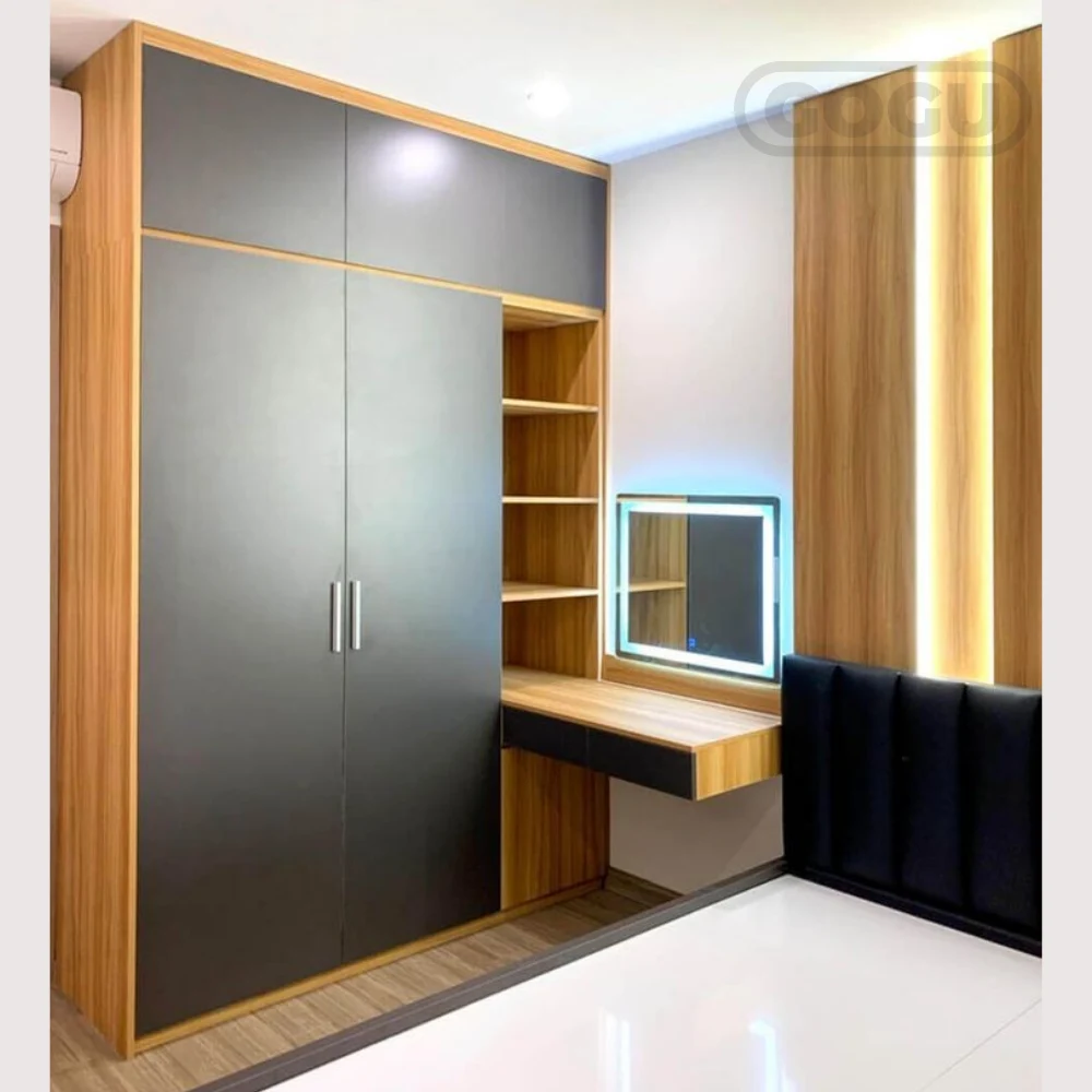 tủ quần áo gỗ công nghiệp nội thất GOGU TP. HCM hình 45