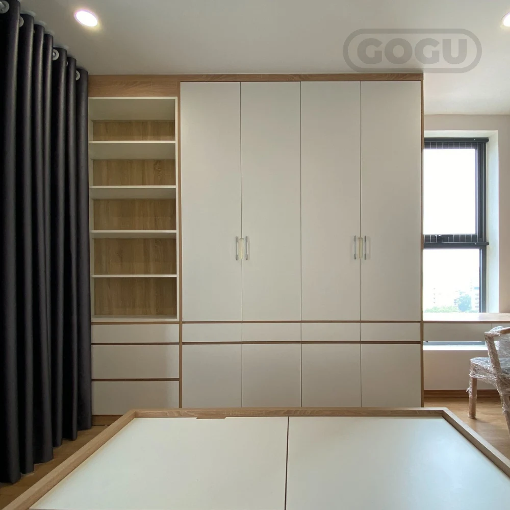 tủ quần áo gỗ công nghiệp nội thất GOGU TP. HCM hình 48