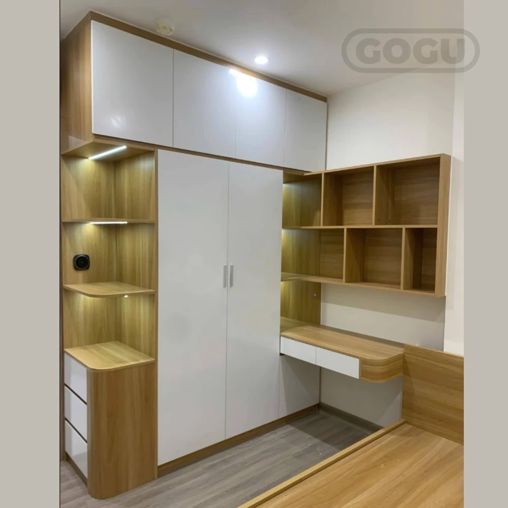 tủ quần áo gỗ công nghiệp nội thất GOGU TP. HCM hình 54