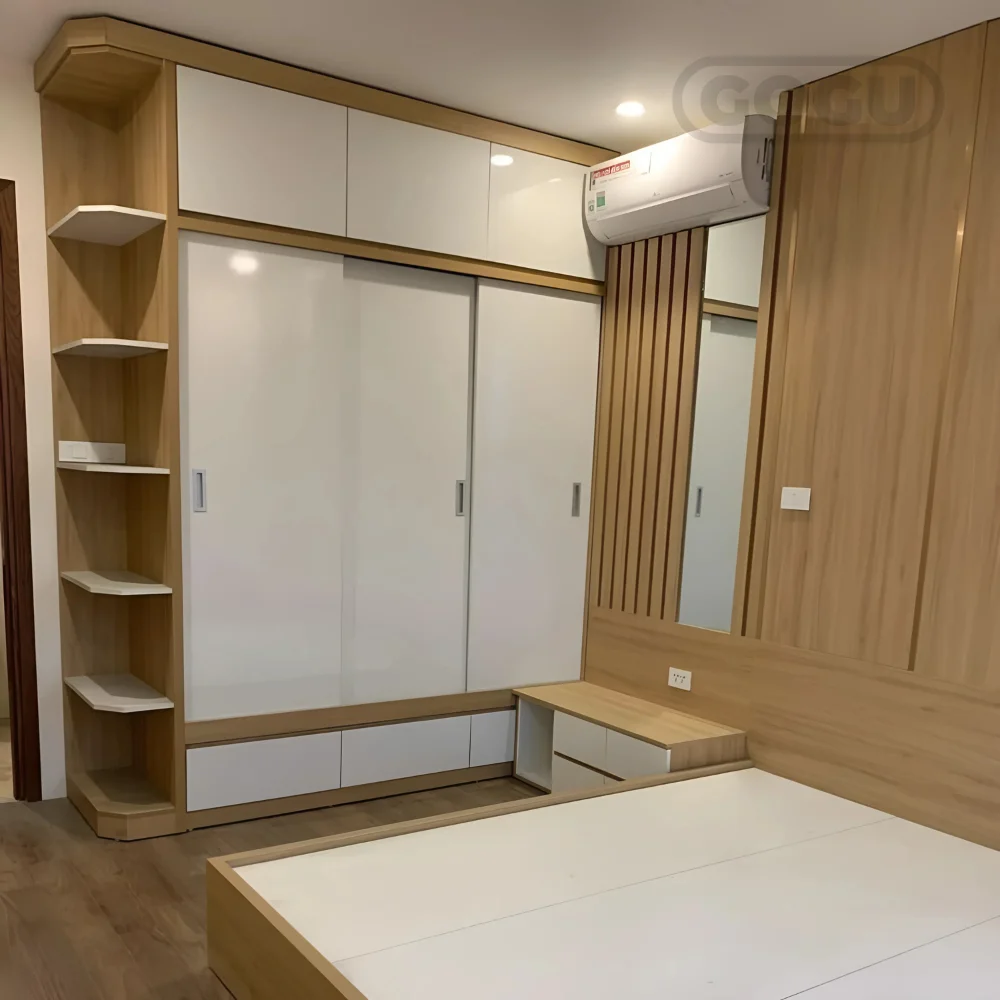 tủ quần áo gỗ công nghiệp nội thất GOGU TP. HCM hình 57